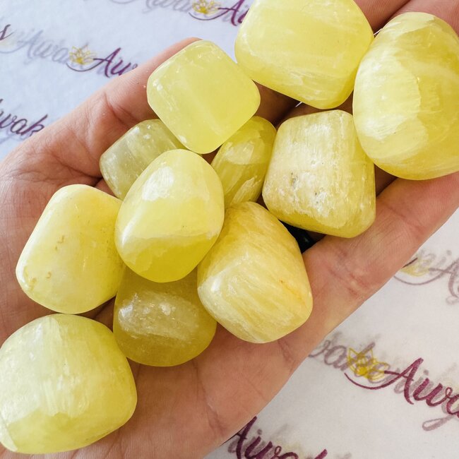 Lemon (Yellow) Calcite - Tumbled