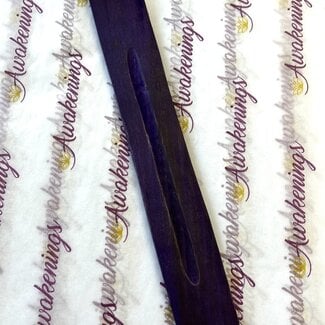 Purple Wood Sled- Incense Stick Burner Wood Canoe