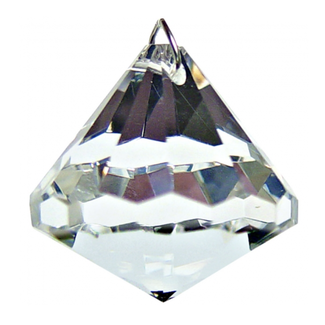 Crystal Prism Suncatcher Sun Catcher-Faceted  Round Teardrop Mirror Window 30mm