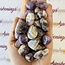 Chevron (Dream) & Prasiolite Amethyst - Large Tumbled