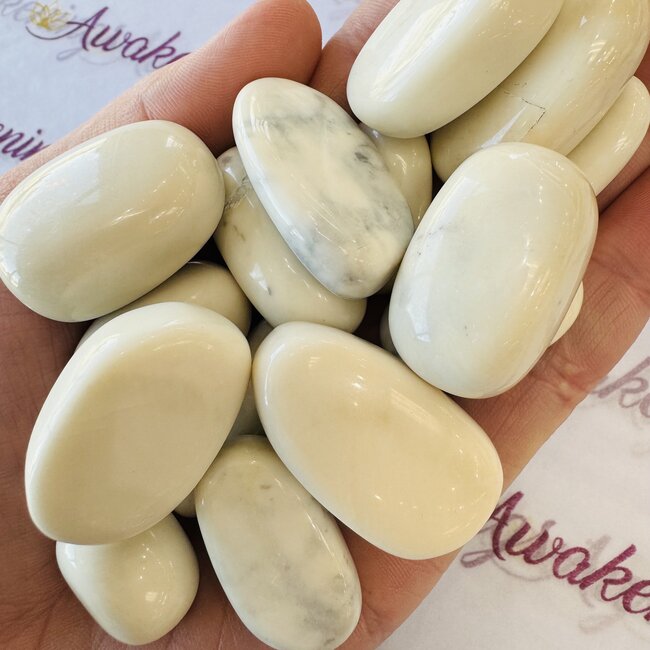 Ivory (White) Jade - Tumbled