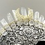Clear Quartz Tiara / Crown - Rough, Crescent Moon, (Gold Plated), Crystal Headband, Hair Accessories