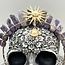 Amethyst Tiara Crown - Rough Points, Sun Goddess (Gold Plated) Crystal Headband, Hair Accessories