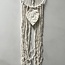 Macrame Dream Catcher Dreamcatcher Round Leaf - LED 27" Long Beaded Boho