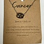 Cancer Necklaces - Silver Plated  (16-18" Adjustable) - Zodiac Sign Pendant Charm Astrology