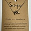 Scorpio Necklaces - Silver Plated  (16-18" Adjustable) - Zodiac Sign Pendant Charm Astrology