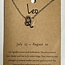 Leo Necklaces - Silver Plated  (16-18" Adjustable) - Zodiac Sign Pendant Charm Astrology
