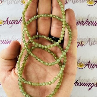 Green Apatite Bracelets - 4mm Mini