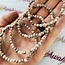 Pink Zebra Jasper Bracelets - 4mm Mini
