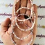 Pink Ruby Red (Rubellite) Tourmaline in Lepidolite (Unicorn Stone) Bracelets - 4mm Mini