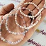 Pink Ruby Red (Rubellite) Tourmaline in Lepidolite (Unicorn Stone) Bracelets - 4mm Mini