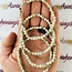 Kiwi Jasper (Amazon River Stone Sesame) Bracelets - 4mm Mini