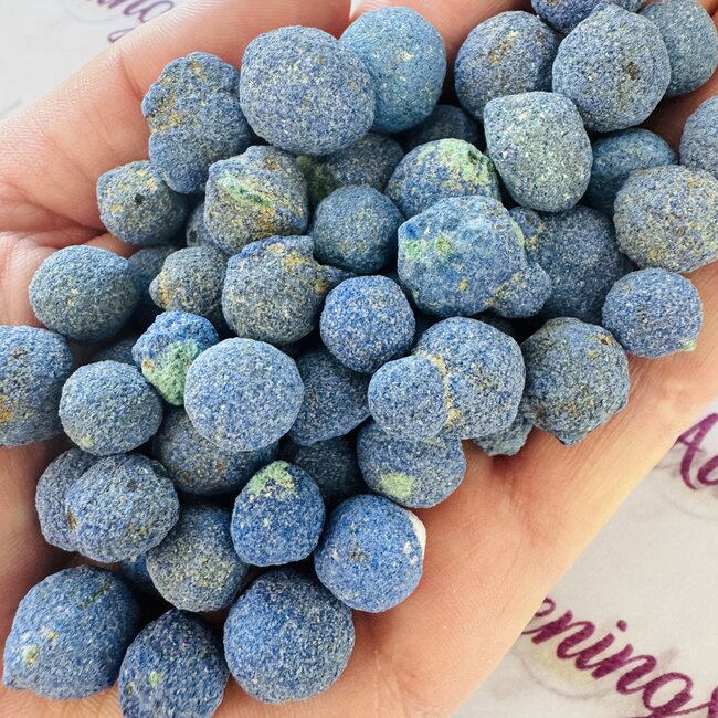 Azurite 'Blueberries' Nodules - Tumbled