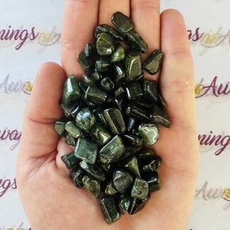 Green Tourmaline (Usambara Verdelite Chrome) - Tumbled