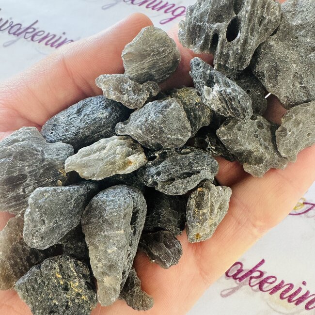 Agni Manitite (Indonesian Tektite) Small Rough Raw Natural