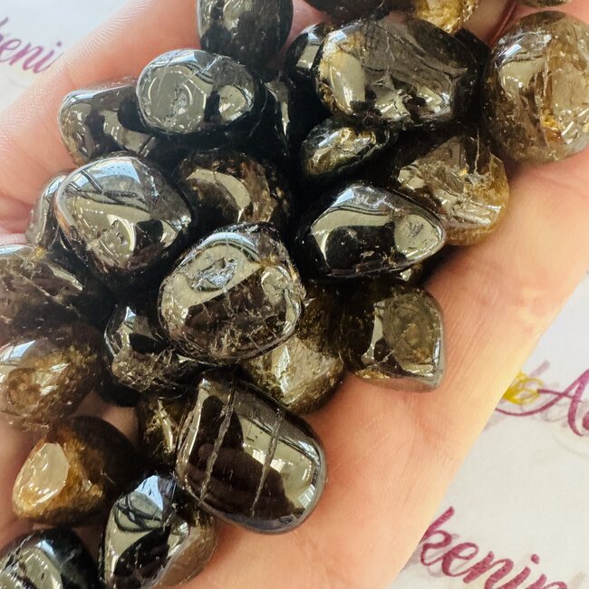 Dravite (Brown Tourmaline) - Tumbled