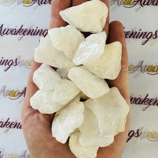 White Azeztulite - Rough Raw Natural