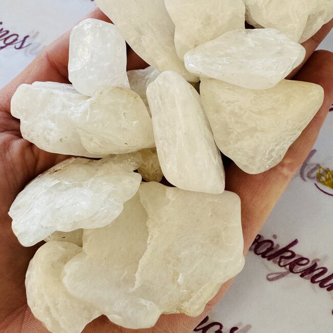 White Azeztulite - Rough Raw Natural