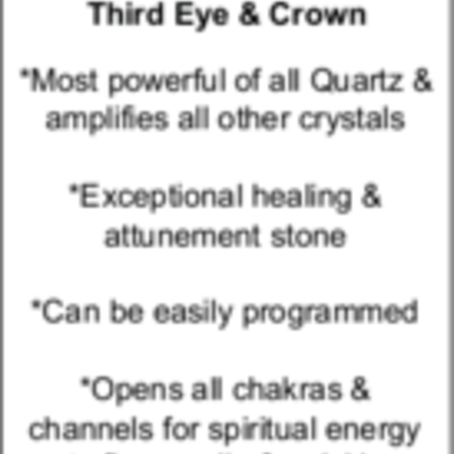 Herkimer Diamond - Small Rough Raw Natural 'Tumbled'