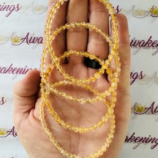Citrine Bracelets - 4-5mm Mini