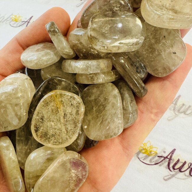 Smoky (Smokey) Quartz Flat Stone- Mini Slab Slice