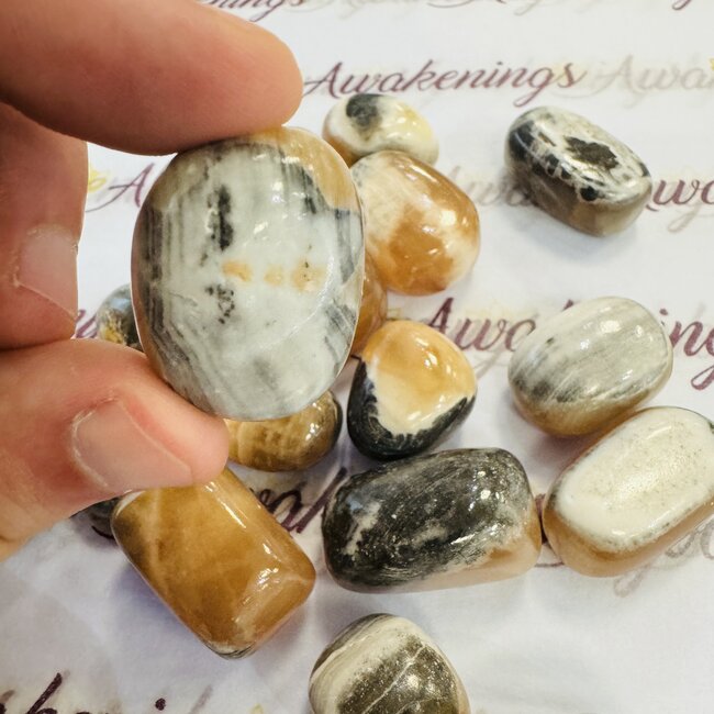 Caramel Calcite - Tumbled