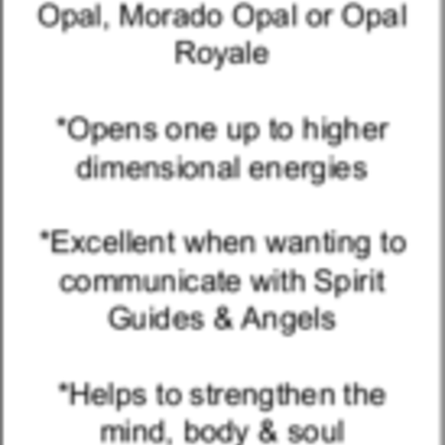 Purple Violet Opal - Tumbled (Morado Opal, Opal Royale, Violet Flame Opal)