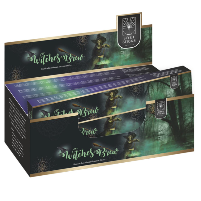Witches Brew Incense Masala - 12 Sticks in Box 15g - Soul Sticks