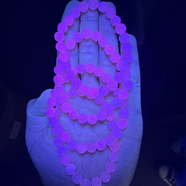 Pink Mangano Calcite Bracelets - 8mm