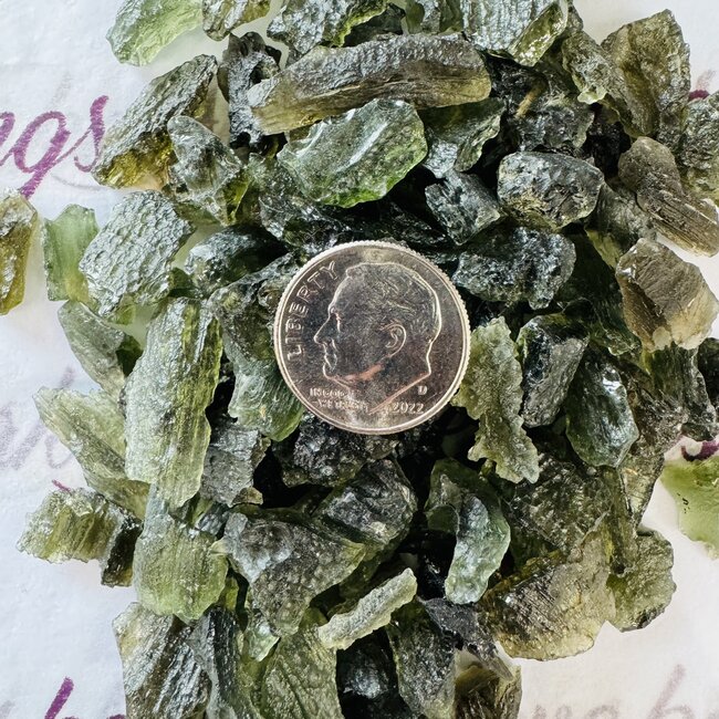 Moldavite (Small) - Rough Raw Natural (0.5-1 gram)