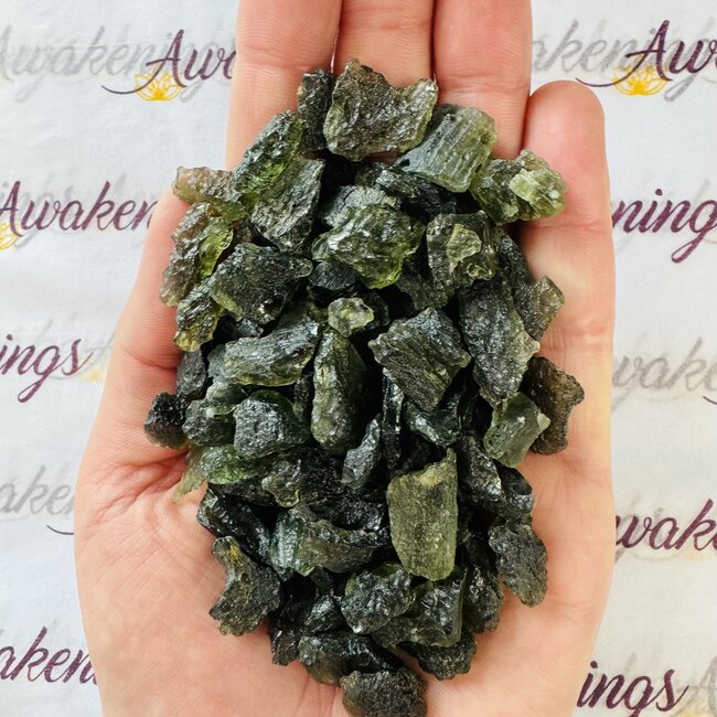 Moldavite (Medium)- Rough Raw Natural (.80 - 1.5 grams)