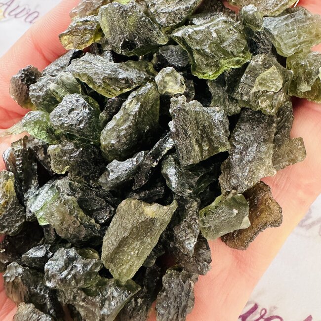 Moldavite (Medium)- Rough Raw Natural (.80 - 1.5 grams)