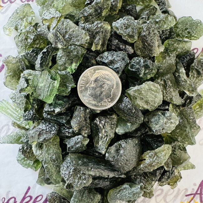 Moldavite (Medium)- Rough Raw Natural (.80 - 1.5 grams)