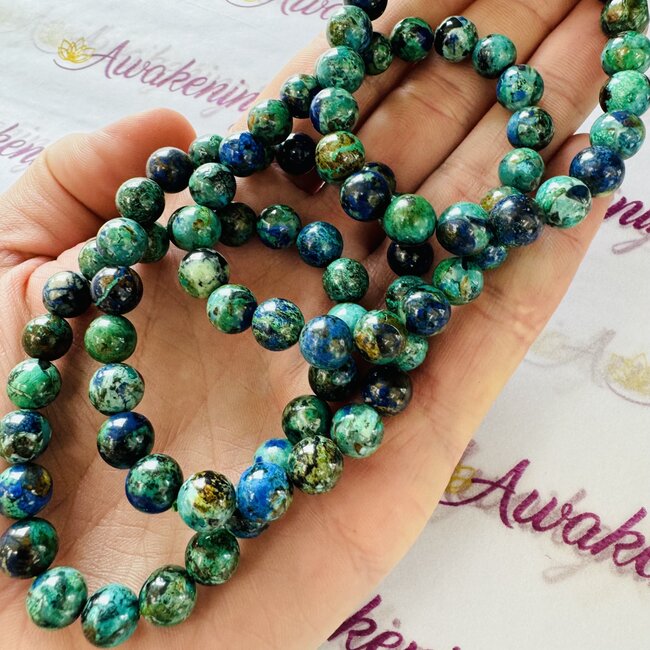 Azurite & Malachite Bracelets - 8mm