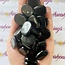 Black Obsidian Flats Stones - Mini Slices Slabs