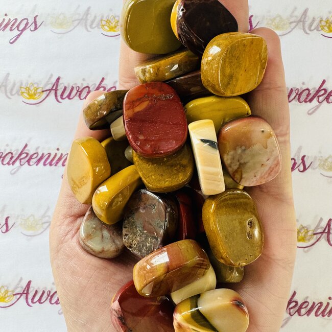 Mookaite Jasper Flat Stone - Mini