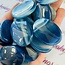 Blue Onyx Worry (Thumb Fidget Relaxation Pocket) Stones - Medium Oval