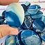 Blue Onyx Worry (Thumb Fidget Relaxation Pocket) Stones - Medium Oval