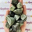 Green Zebra Calcite - Tumbled