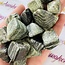 Green Zebra Calcite - Tumbled