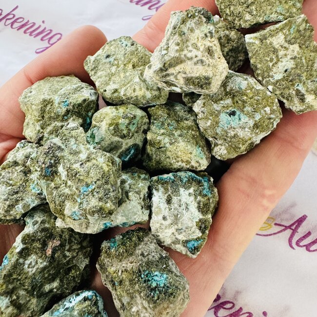 Epidote with Copper - Rough Raw Natural