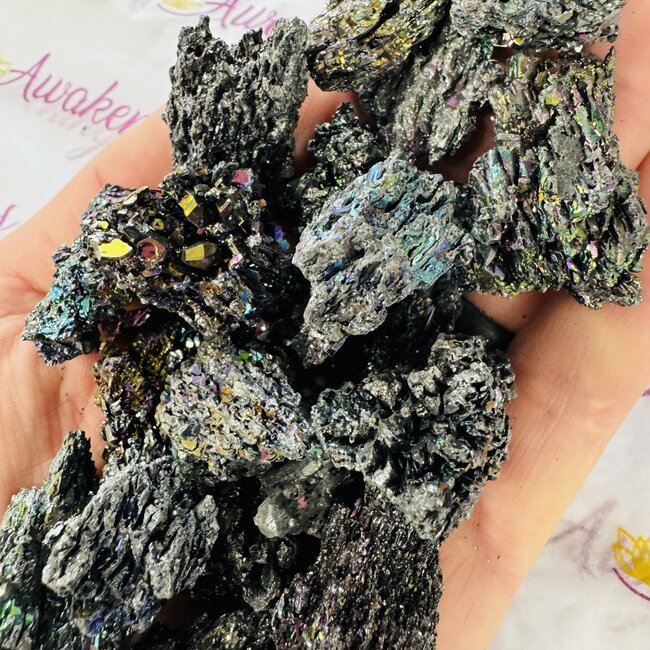 Rainbow Carborundum (Silicon Carbide) - Rough Raw Natural