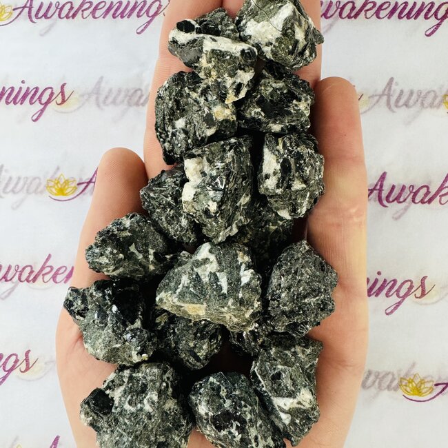 Black Star Diopside - Rough Raw Natural