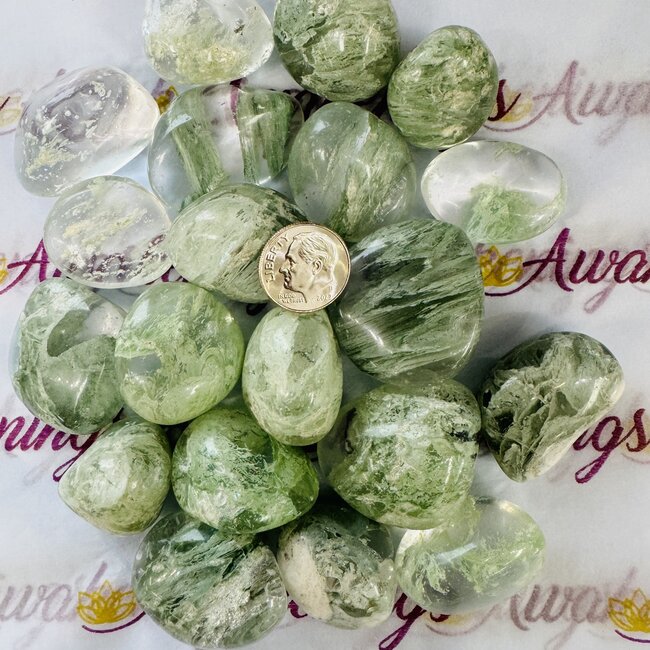 Green Actinolite - Tumbled