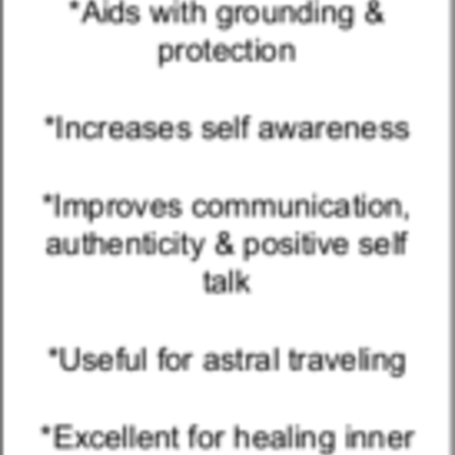 Cancrinite Flat Stone