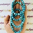 Blue Smithsonite Bracelet - 8mm