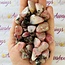 Rhodonite in Quartz - Tumbled