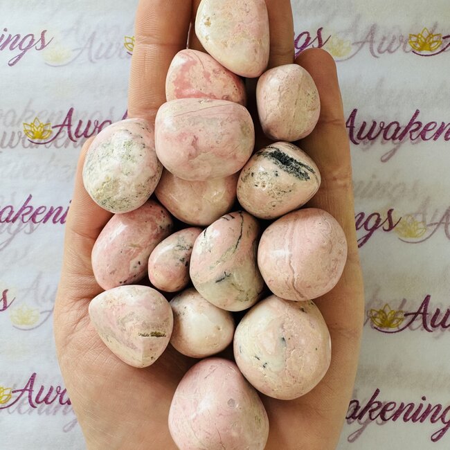 Rhodonite (Peruvian Pink) - Large Tumbled