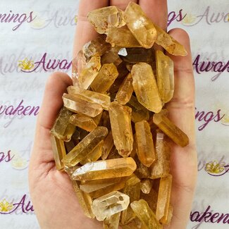 Tangerine (Orange) Quartz Points - Small Rough Raw Natural