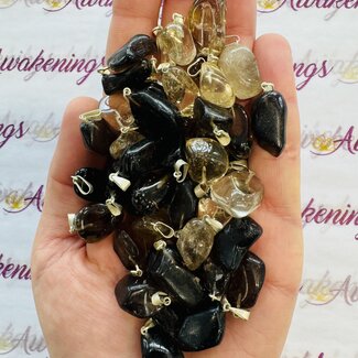 Smoky (Smokey) Quartz Pendants - Tumbled